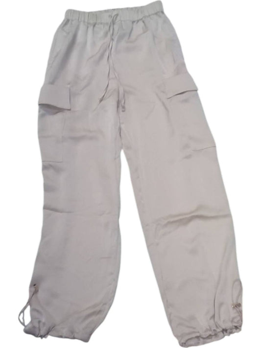 Mable - Women's Satin Cargo Pants