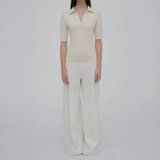 Rosetta Getty - Open Neck Polo