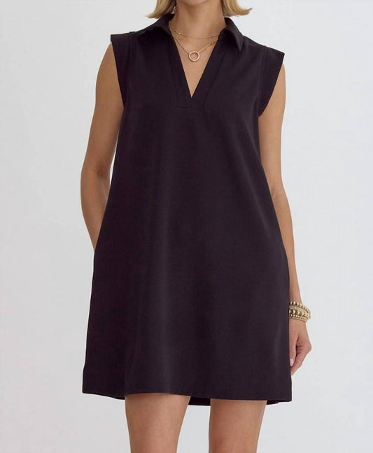 Entro - Textured Mini Dress