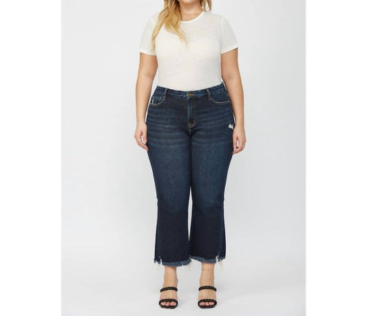 Mica Denim - High Rise Crop Flare Jean