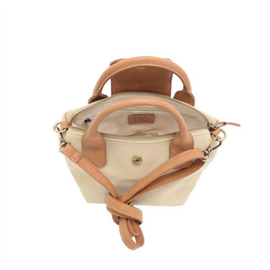 Joy Susan - Women's Abilene Canvas Mini Tote Bag