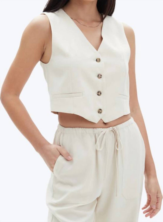 Chrldr - Trixie Button Up Vest