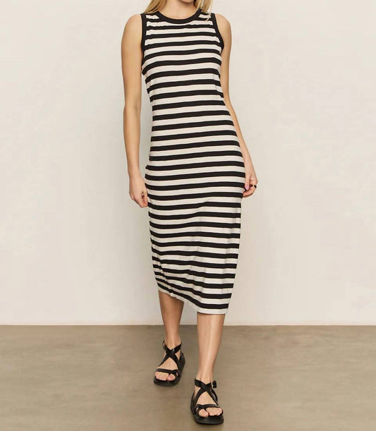 Sanctuary - Bold Stripe With Contrast Trim Midi Dress