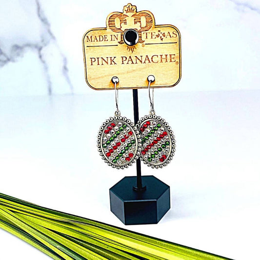 Pink Panache - Women's Crystal Earrings