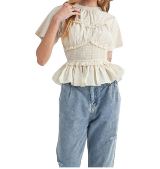 Mable - Annie Peplum Top
