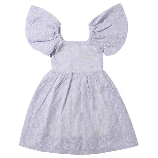 Vignette - Girl's Meadow Eyelet Hallie Dress