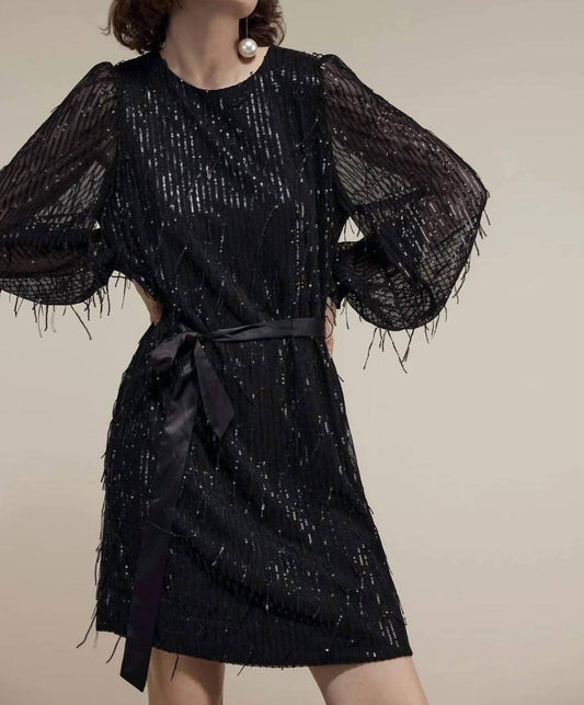 Summum - Fringe Dress With Sequins