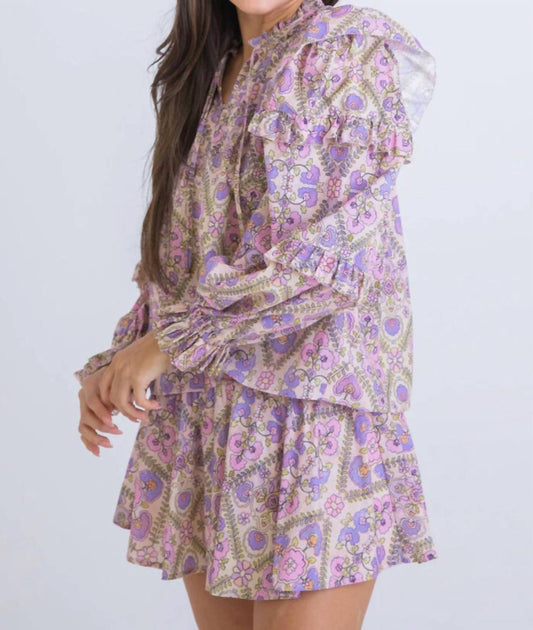 Karlie - FLORAL SMOCK SKORT