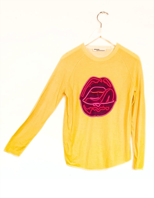 Replica Los Angeles - Women's Neon Lips Long Sleeve Tee