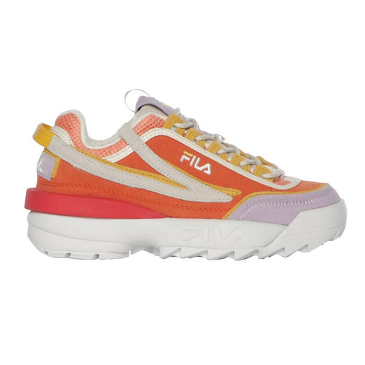 Fila - Women's Heritage Disruptor Ii Exp Chunky Leather Sneakers