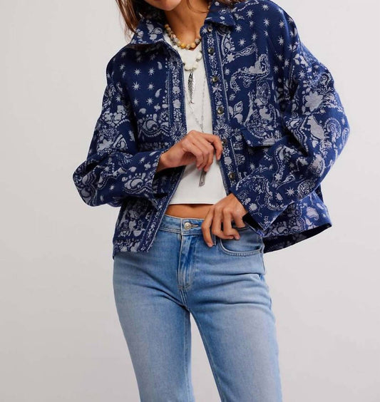 Free People - Bandana Jacquard Shirt