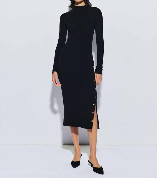 Nation Ltd - Leni Side Snap Midi Dress