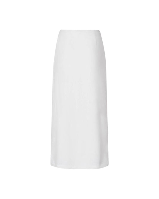 Soah - Women's Scarlet Linen Wrap Skirt