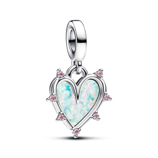 Pandora - Women's Friendship Opalescent Double Dangle Charm