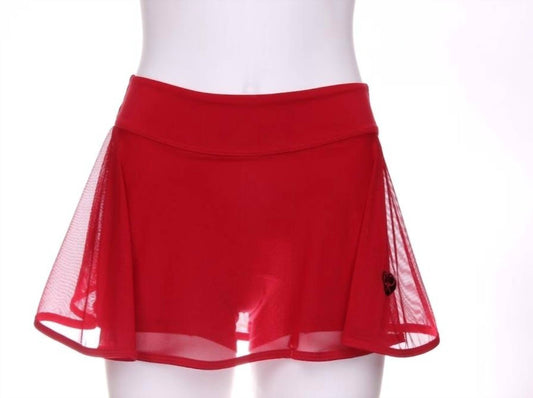 Love Love Tennis - Women's Mesh Love O Tennis Skirt