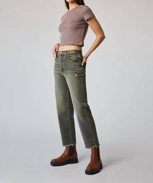 Edyson - Olivier High Rise Straight Crop Jeans