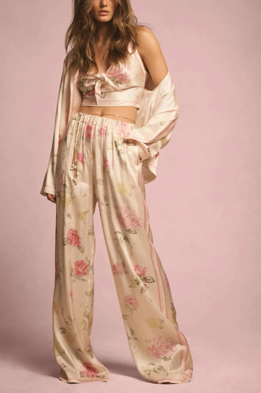 Loveshackfancy - Helia Wide Leg Pant