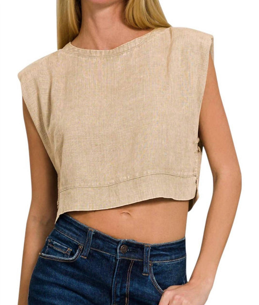 Zenana - Layering Muscle Crop Top Vest