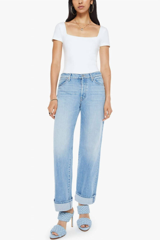 Mother - Dodger Button Hover Cuff Jeans