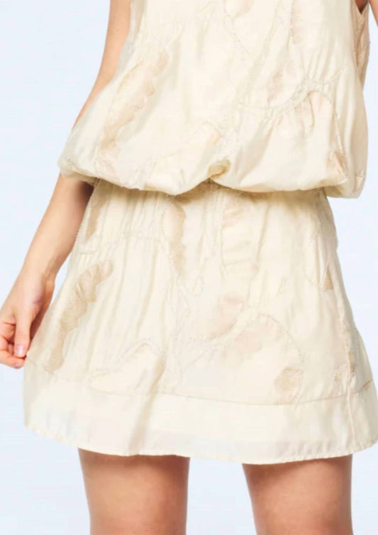 Ciebon - Women's Beaded Mini Skirt