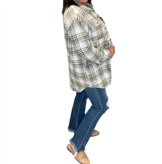 Risen - Mid Rise Distressed Ankle Flare Jeans