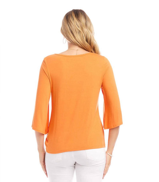 Karen Kane - Flare Sleeve Pick-Up Top