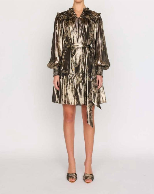 Christy Lynn - Rine Metallic Dress