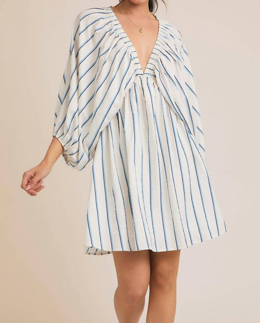 Gilli - Anchors Away V-neck Mini Dress