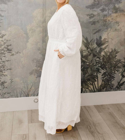 Tea N Rose - Embroidered Maxi Dress