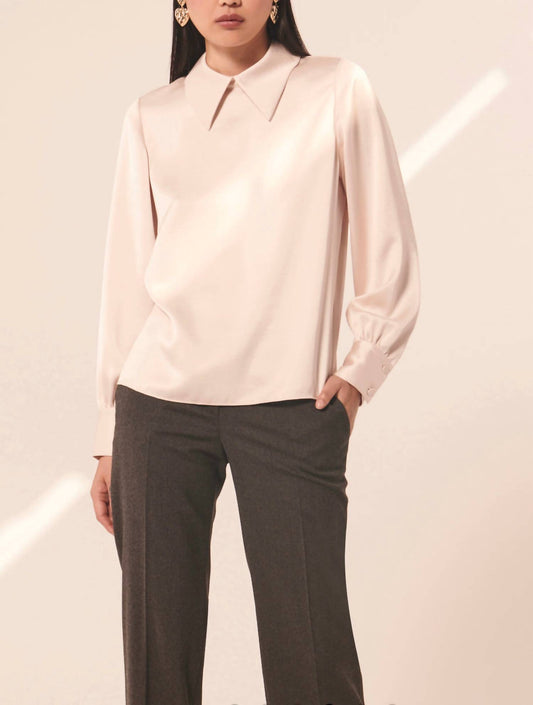 Tara Jarmon - Long Sleeve Silk Top