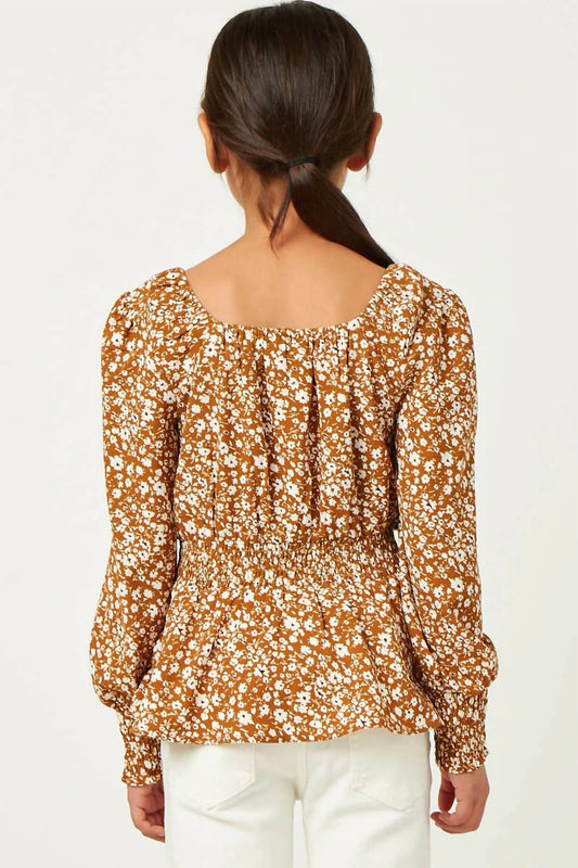 Hayden Girls - Girls Peplum Blouse