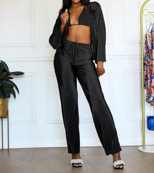 Little Secret Of Mine - Allure Noire Plisse Set