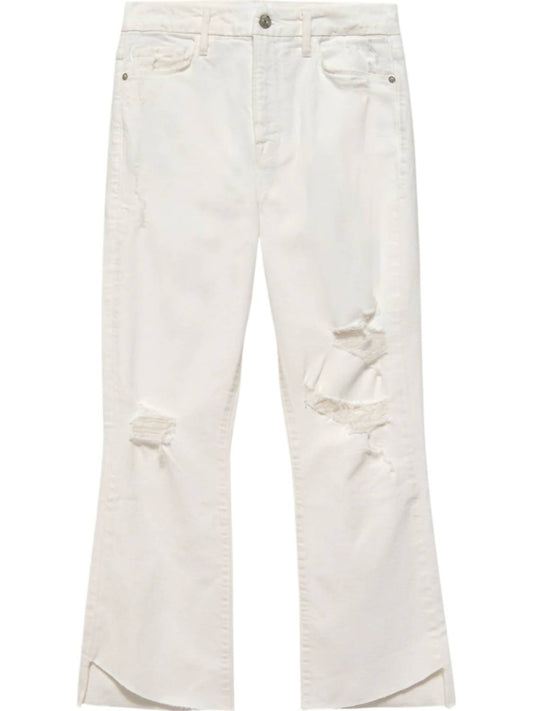 Frame - Super High Crop Mini Boot Jeans