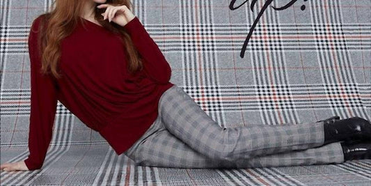 Bamboo Knit Off-the-Shoulder Long Sleeve Top