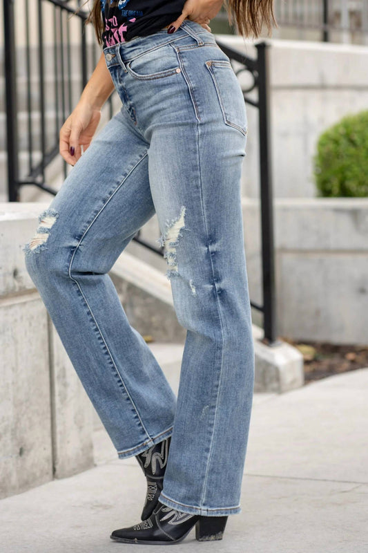 Judy Blue - High-rise Dad Jeans