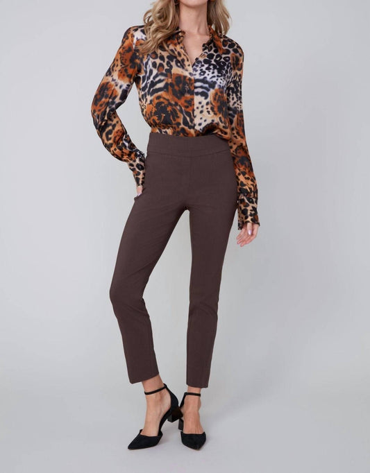 Renuar - Woven Slim Ankle Pants