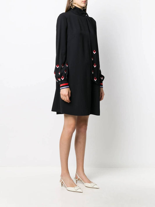 Valentino - Sequin Long Sleeve Dress