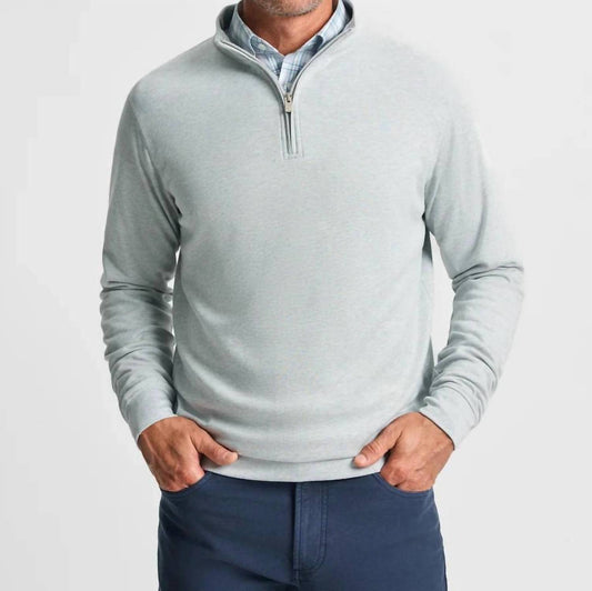 Genteal - Men's Cotton Blend Quarter-zip Sweatshirt
