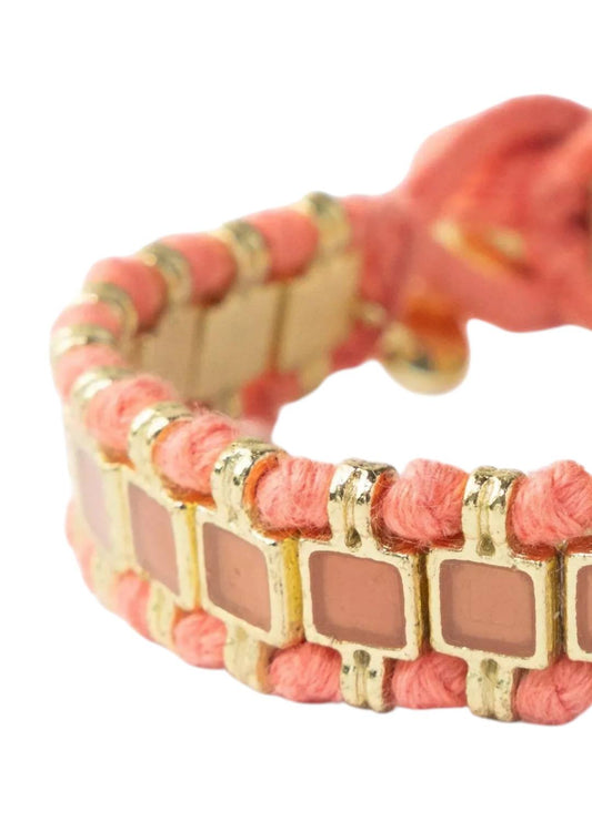 Ink+Alloy - Women's Josie Enamel Small With Loop Latch Bracelet