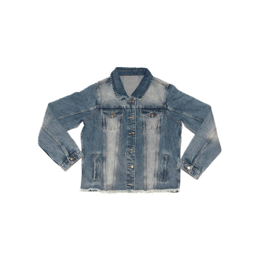 Tiana - Women Ex Wifey Graphic Denim Jacket