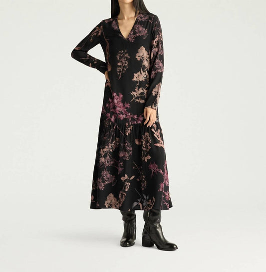 Momoni - Scarlett Printed Crepe De Chine Dress