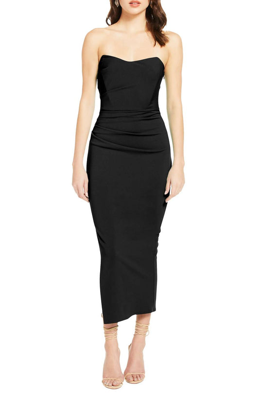 Katie May - Ashun Strapless Midi Dress