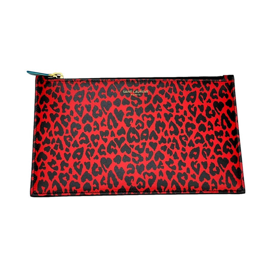Saint Laurent - Women's Leopard Printed Medium Pouch