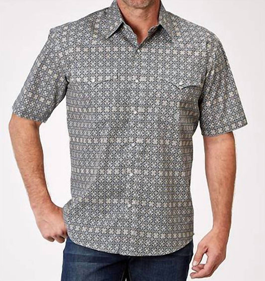 Roper - Western Foulard Short Sleeve Snap Shirt