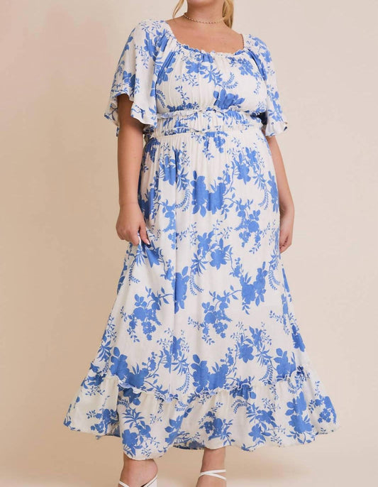 Gilli - Indigo Bloom Maxi Dress