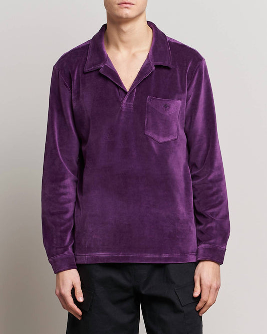 Oas - Long Sleeve Velour Shirt