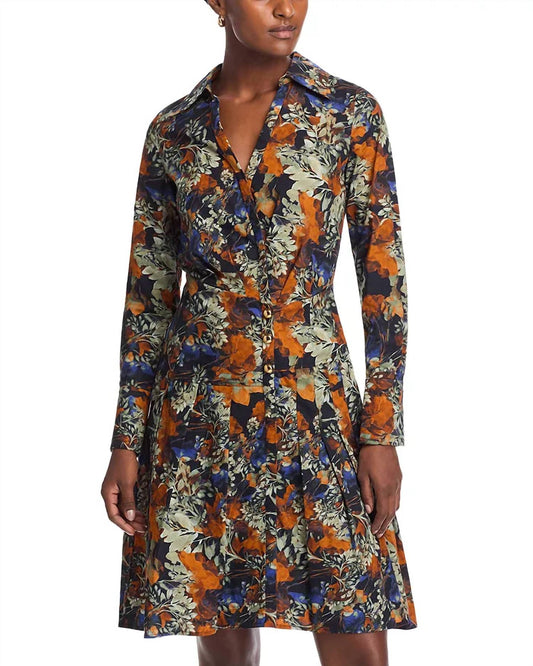 Derek Lam 10 Crosby - Laney Long Sleeve Pleated Dress