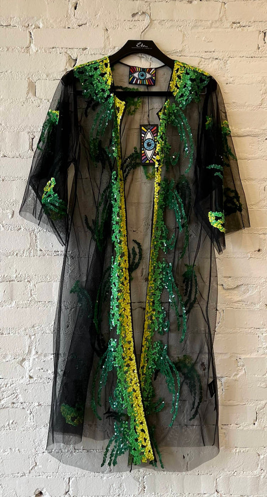 Libertine - Women's Sequin Tulle Resort Robe