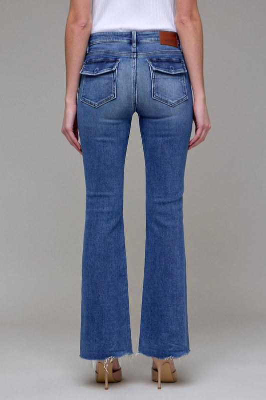 Hidden - Happi Mid-rise Flare Jeans
