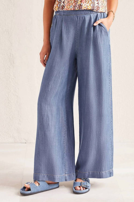 Tribal - Flowy Pull On Wide Leg Pant